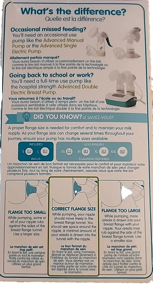 EVENFLO ~ Extractor de leche manual avanzado ~ Sin BPA ~ Ligero ~ Mango giratorio Foto 2 de 4