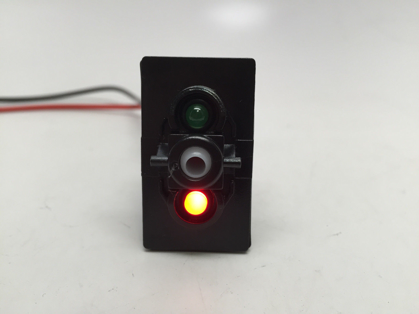 MARINE BOAT ANCHOR ROCKER SWITCH MOMENTARY(ON)-OFF SPST 3-PINGREEN RED ...