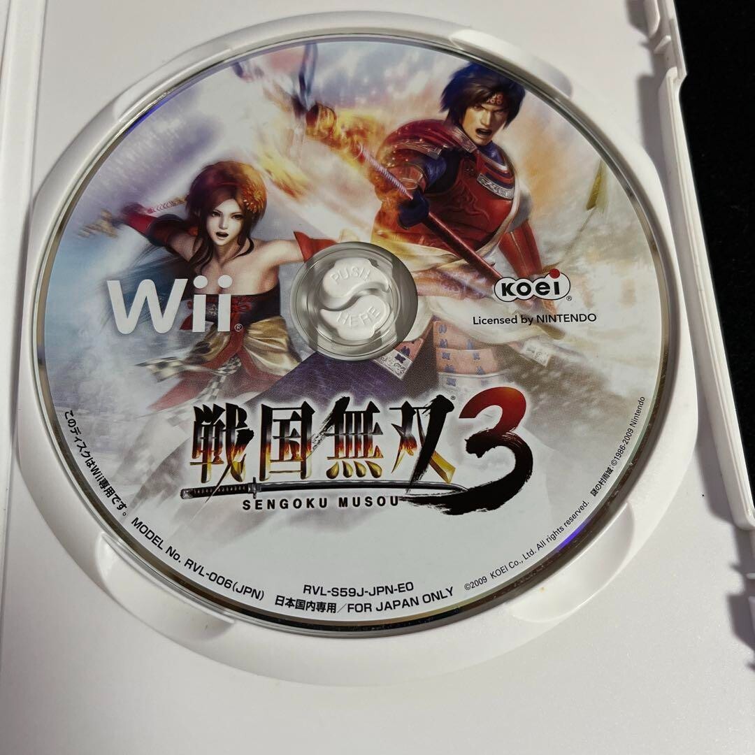 koei Wii センゴクムソウ3 WITH WII Sengoku Musou 3 Nintendo Wii koei NTSC-J (Japan) Japanese Version