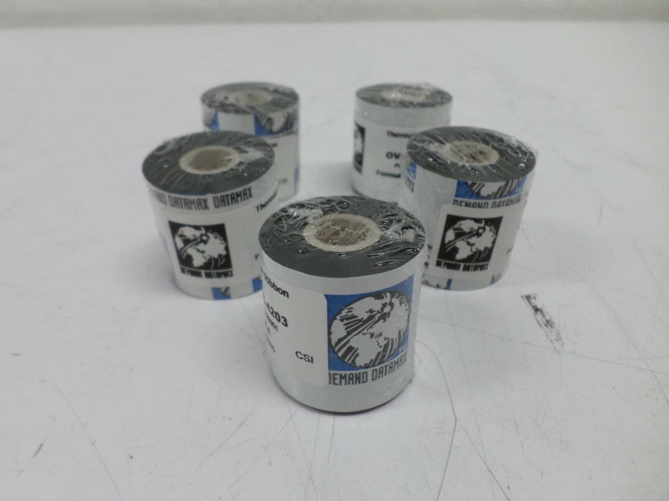 Lot of 5 Datamax Thermal Transfer Ribbon SDR-A for Ovation and E-4203 Printers - Image 2 of 3