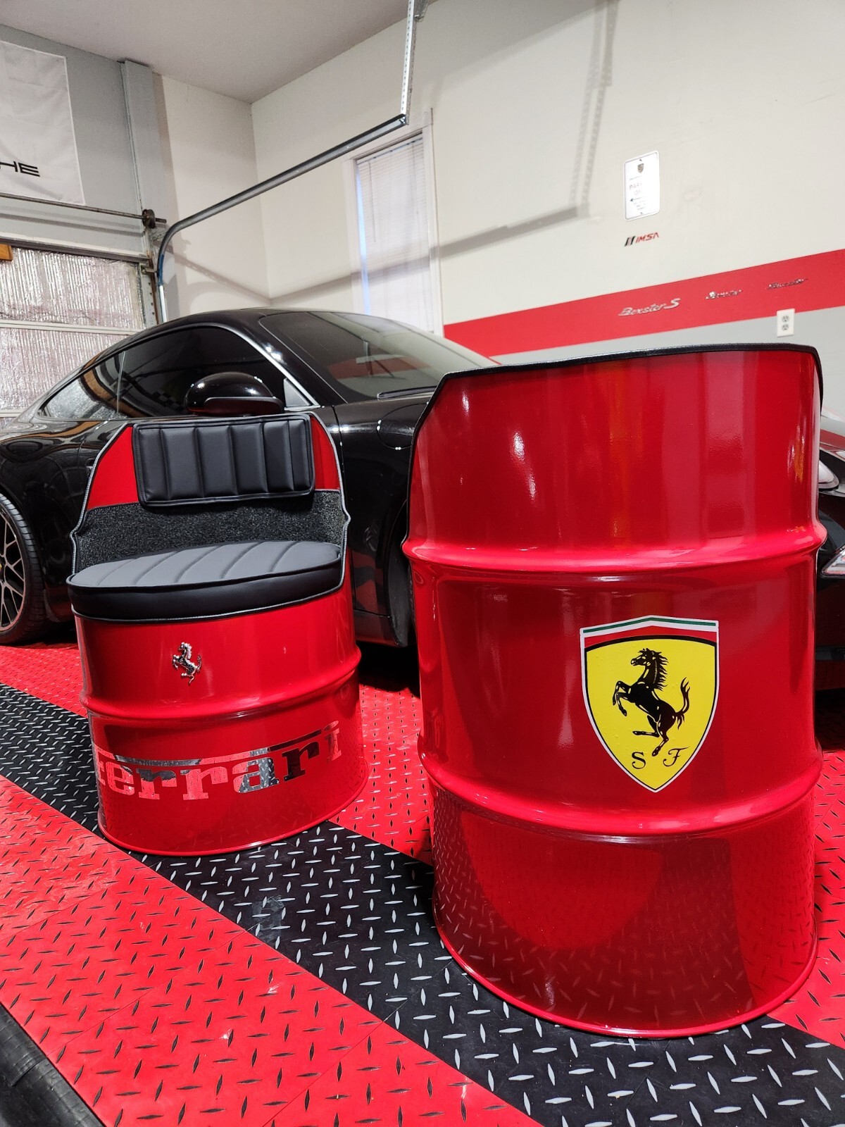 Ferrari Inspired Oil Barrel Chair/Seat 