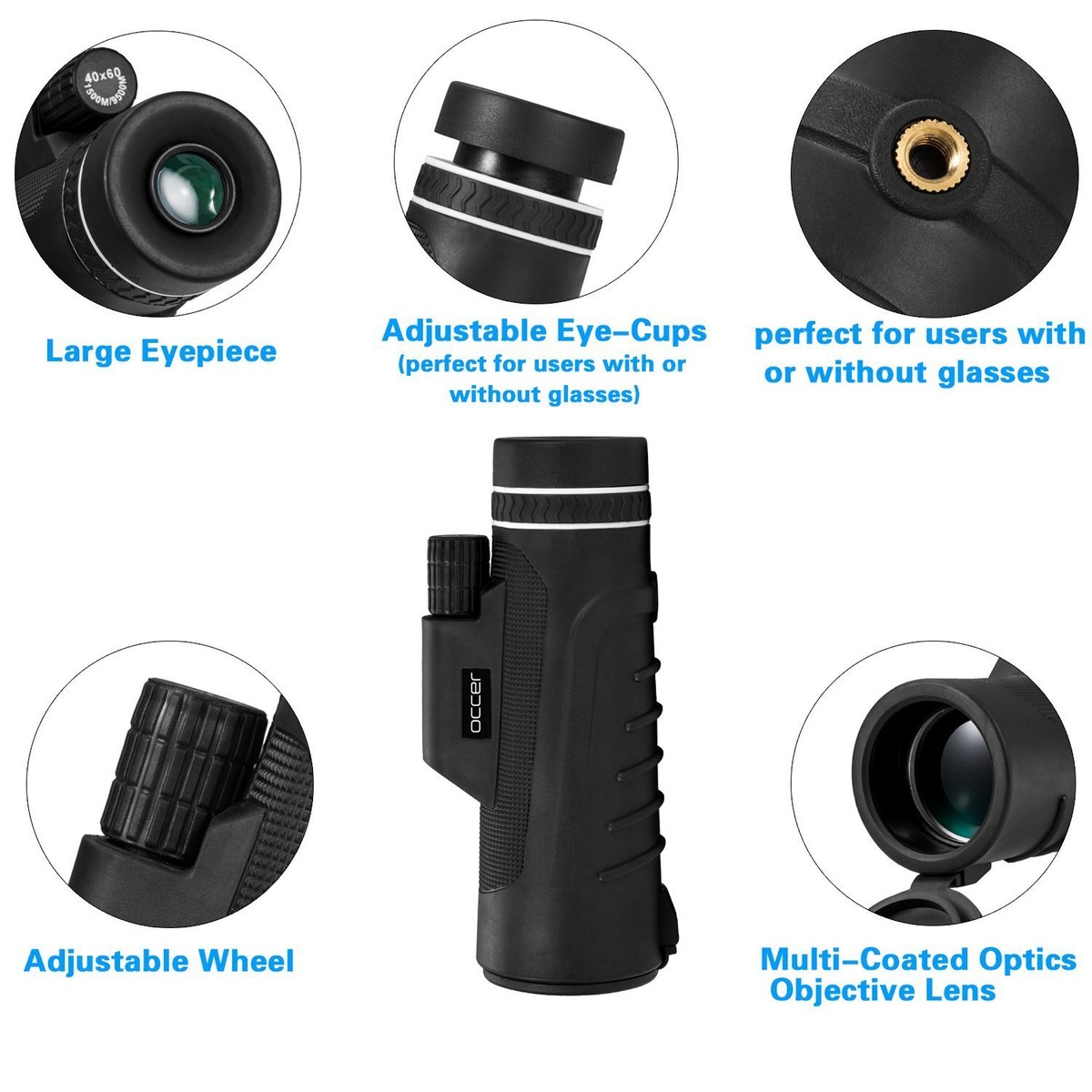 10X42 High Power Monocular Telescope HD Dual Focus Scope 10X42 High Power Monocular Telescope HD Dual Focus Scope