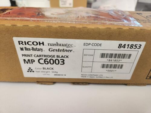 Ricoh MPC6003 Black Toner - 841853