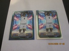 TAYLOR HENDRICKS 2024-25 TOPPS CHROME BLUE REFRACTOR & BASE CARDS #31