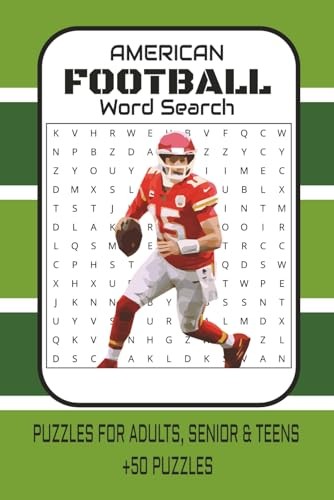 American Football Word Search Puzzle Book: Fun & Easy Sports-image