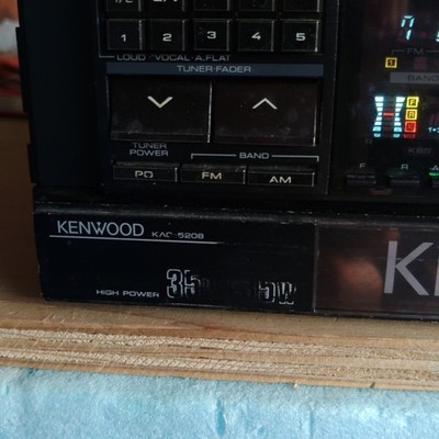 Kenwood KXC-7505 KAC-5205 Cassette amplifier Deck Player Set