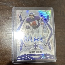 2025 Panini Phoenix football Holo Autograph Ahmad Rashad Vikings #56