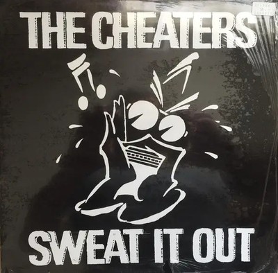 The Cheaters Sweat It Out WHITE VINYL NEAR MINT Albion Vinyl LP
