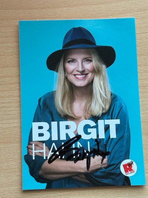 Birgit Hahn - Radio Hamburg - autograph card original signed - #42161