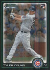 2010 Bowman Chrome Draft #BDP32 Tyler Colvin RC Chicago Cubs 50400