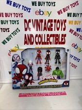 Disney JR SPIDEY AND HIS AMAZING FRIENDS Action Figure 7 Pack BLACK PANTHER NEW