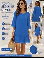 Women Summer Mini Dress Light Material # Loft Brand #