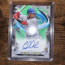 2023 Topps Inception - Base Rookie and Emerging Stars Autographs Gabriel Moreno
