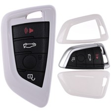 Auto Schl�ssel H�lle Wei� f�r BMW X5 F15 X6 F16 2er F45 F46 X1 F48 Smartkey
