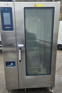 2022 Alto Shaam Combi Oven Electric 20 Pan Roll in Rack From School CTP20-20E