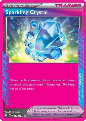 Pokemon Sparkling Crystal (129/358) Prismatic Evolutions NM HOLO