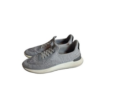 Peter Millar Crown Sport Men Size 11.5 Gray Grey Hyperlight Apollo Knit Sneaker 