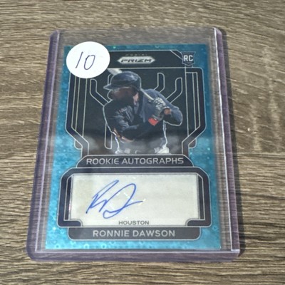 2022 Panini Prizm Rookie Teal Donut Circle /13 Ronnie Dawson #RA-DN Auto RC