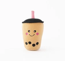 ZippyPaws NomNomz Dog Toy Boba Milk Tea, MD 