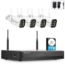 Wireless WIFI Camera Home Security System Outdoor CCTV 5MP 10CH 1TB NVR Lot