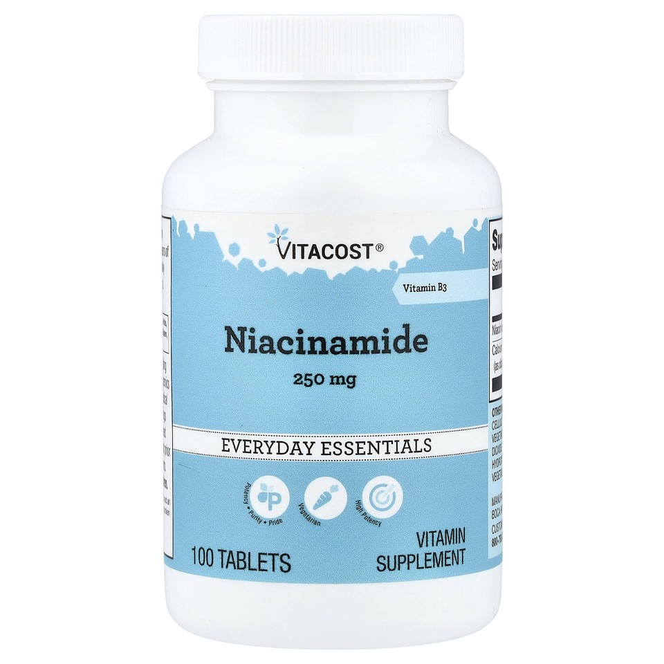 Niacinamide, 100 Tablets
