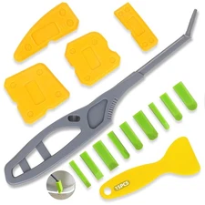 15 PCS Silicone Caulking Tool Kit, Tight Area Sealant Silicone Caulking Finishin