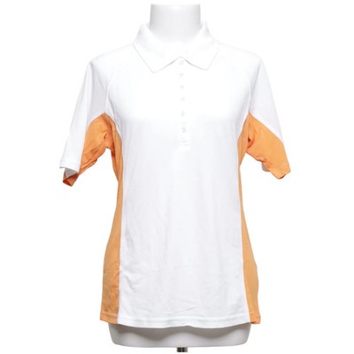 Abacus, Poloshirt, Größe: L, Weiß/Orange, Polyamid, Damen #u4q
