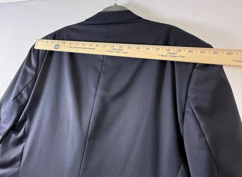 Jack Victor J Victor Mens Black Blazer Sport Coat 52 R Wynnwood Canada Wool - Picture 18 of 20