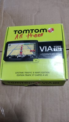 Tom Tom VIA 1405TM Portable GPS Navigator 4.3'' Touchscreen Lifetime Maps