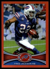 Fred Jackson 2012 Topps Chrome #167 Bills Insert ? SEE SCAN! FREE SHIPPING