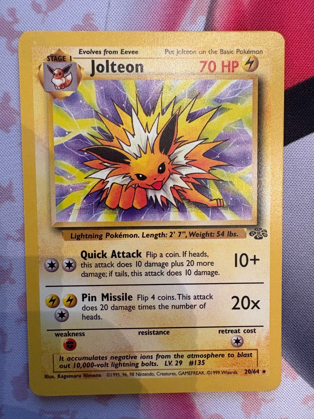 Jolteon 20/64 Jungle Regular NM
