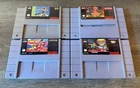 New ListingSuper Nintendo SNES Game Cartridge Lot Of 4 Games Tested Sunsoft Capcom