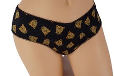 .VICTORIA'S SECRET HIGH LEG CHEEKY SATIN PANTY L