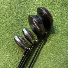 Warrior Golf Wood Set 2 Drivers, 3w, 5w RH Regular Flex Graphite NICE !