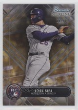2022 Bowman Sterling Rookies Gold Refractor 18/50 Jose Siri #BSR-12 0n9n