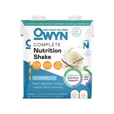 OWYN Complete Nutrition, 20g Protein Vanilla Shake, Ready to Drink, 11.15 fl oz,