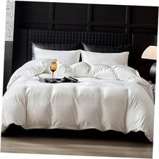 Flannel Velvet Duvet Cover Size Duvet Cover Bedding Sets, 3pcs Queen White