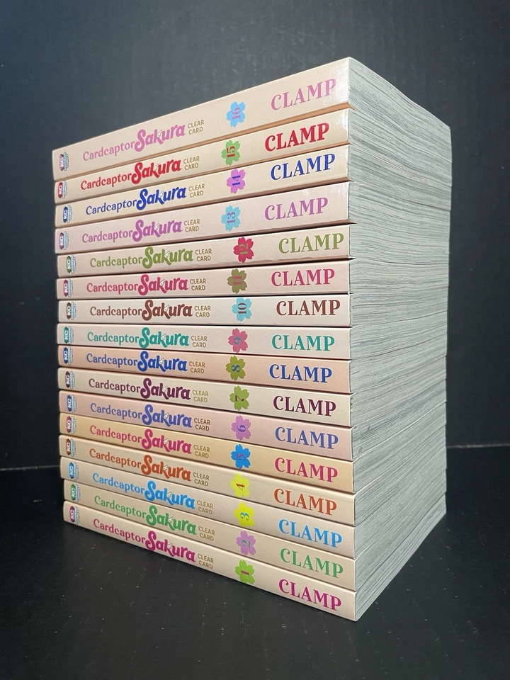 Cardcaptor Sakura Manga Clear Card Volumes 1-16 Authentic Kondansha New English - Image 3 of 4