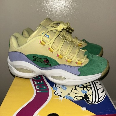 Size 9 - Reebok Question Low x BBC Ice Cream Yellow 2020     OG BOX   RARE!!