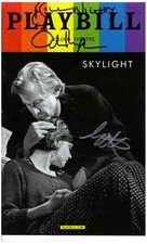 Skylight Signed X3 Autographed Bill Nighy Carey Mulligan Playbill