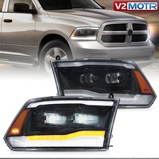 Vland Full Led Dual Projector Head Lights Fit 2009-2018 Dodge Ram 1500 2500 3500 Vland Full Led Dual Projector Head Lights Fit 2009-2018 Dodge Ram 1500 2500 3500