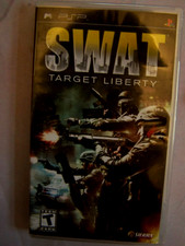 SWAT Target Liberty Sony Playstation Portable PSP Item + Case +Manual EC!