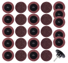 25Pcs 2 Inch Sanding Discs Medium Surface Conditioning Discs for Burr Finish