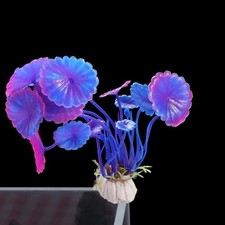 Purple Artificial Aquatic Plant Lifelike Plastic Seaweed for Aquarium Decor