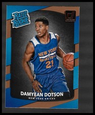2017-18 Donruss #166 Damyean Dotson Holo Blue Laser #/49
