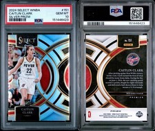2024 Panini Select WNBA Caitlin Clark #151 Silver Prizm (RC) PSA 10