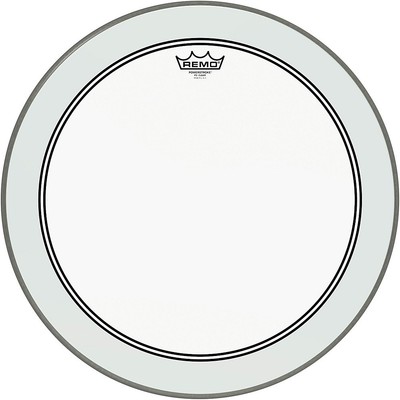 Remo Powerstroke 3 Clear Bass Drum Head with Impact Patch  22 in.