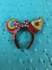 2025 Disney Hidden Mickey Ear Headband Park Snacks Dole Whip New WDW Trading Pin