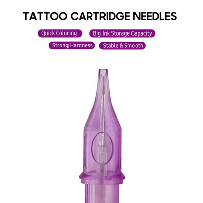10pcs 5RS Tattoo Cartridge Needles Tubes Hand Poke Sterilized Needle HAJW ESEZ