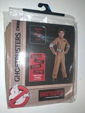 Ghostbusters Classic Halloween Costume Child Size Large 12-14 4 Name Patches NEW